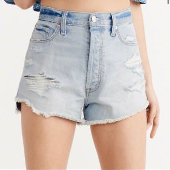 Abercrombie & Fitch Pants - A&F Light Denim High Rise Shorts
BNWT Authentic